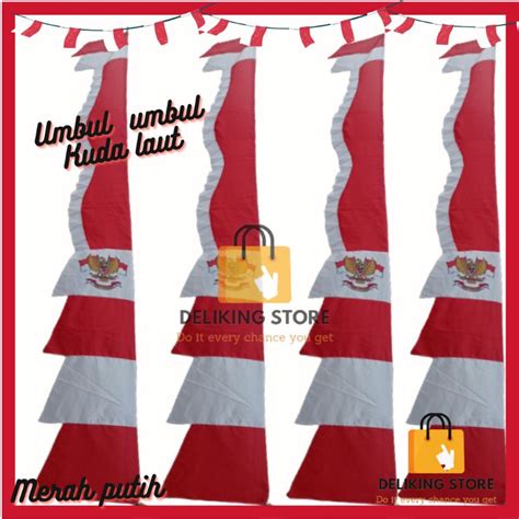 Jual Bendera Merah Putih Garuda Harga Grosir Isi Kodi Pcs Umbul