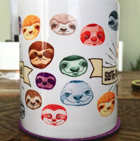 Sloth Mug Sloth Gift Embrace The Slothitude Coffee Cup Etsy