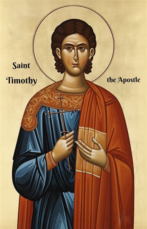 Saint Timothy The Apostle Orthodox Icon St Timothy The Etsy In 2022