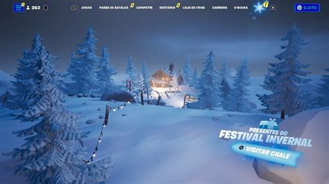 EVENTO DE NATAL OS PRESENTES NO CHALE DO QUEBRA NOZES FORTNITE YouTube