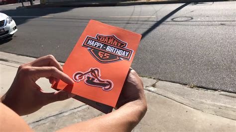 Harley Davidson Birthday Card : r/papercraft