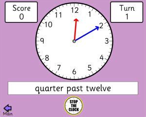 Online Telling Time Games For Kids