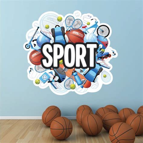 Sticker Mural Sport Autocollant Intérieur Sport Zonestickers