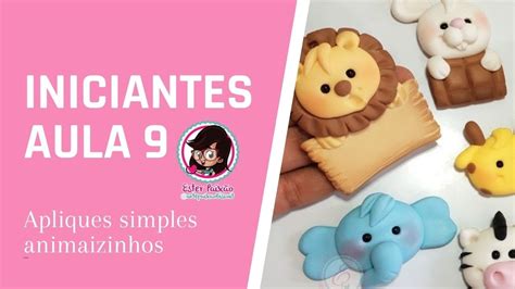 Biscuit Para Iniciantes Apliques De Bichinhos Manual Youtube