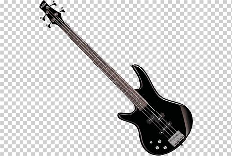 Bajo El Ctrico Negro Bajo Ibanez Instrumentos Para Cuerdas De