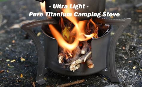 Amazon Boundless Voyage Titanium Alcohol Stove Spirit Burner With