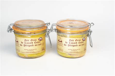 Lot De Foie Gras De Canard Entier Mi Cuit G Domaine De Favard