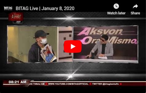 LIVE STREAM: BITAG January 8, 2020 Episode with Ben Tulfo - AttractTour