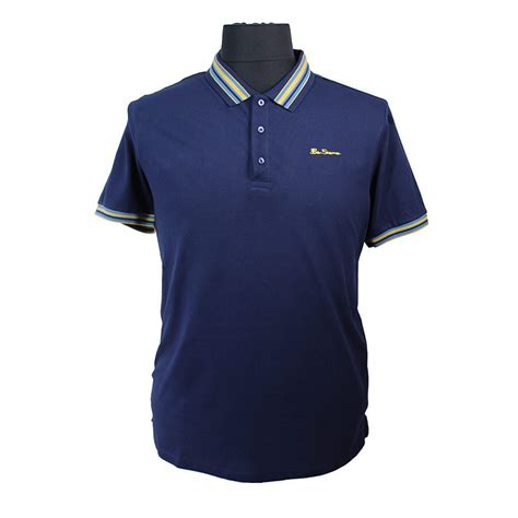 Ben Sherman Cotton House Collar Polo Marine This Iconic Brand Is