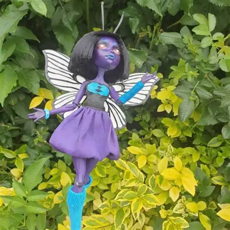 Butterfree Pokemon Ooak Monster High Doll Custom Repaint Art Figure