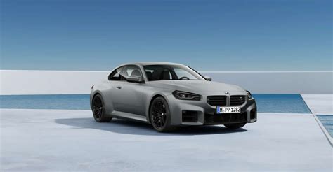 2023 Bmw M2 Frozen Pure Grey And Frozen Portimao Blue Shown For The