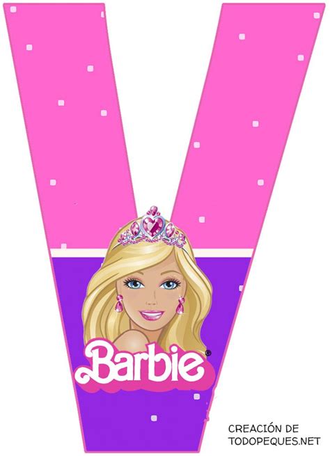 Barbie Abecedario Para Imprimir Todo Peques