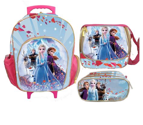 Kit Mochila Escolar Personalizada Frozen Elo