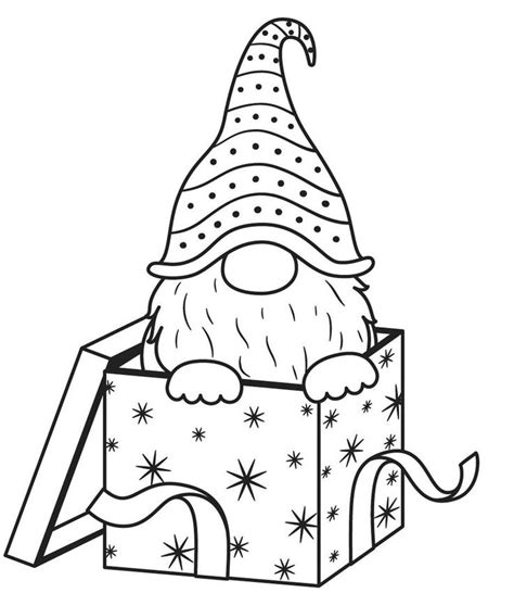 Livre De Coloriage De Gnomes Nains De No L Mignons Pages Etsy