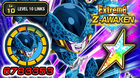 100 EZA AGL CELL JR LEVEL 10 LINKS STICKER EFFECT Dragon Ball Z