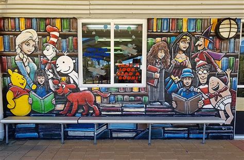 School Library Wall Murals - Mural Wall