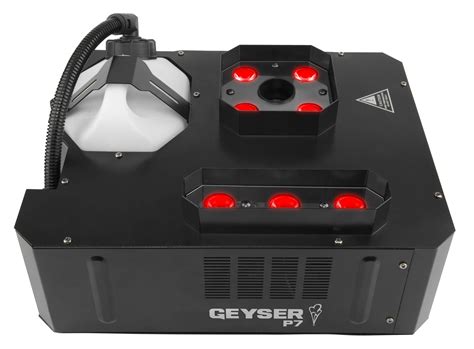 Chauvet Dj Geyser P Vertical Fog Effect With Dual Zone Rgba Uv Leds