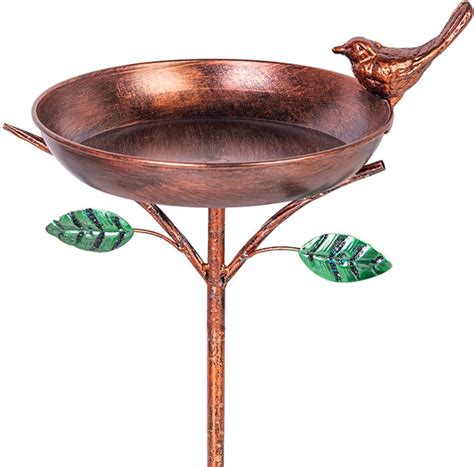 Amazon Vewogarden Metal Bird Baths For Outdoors Bird Bath