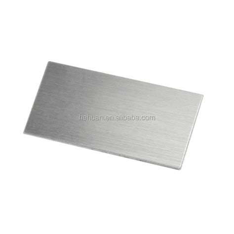 Silver Anodized Aluminum Business Card Blanks Laser Engraving Metal