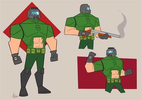 Doom Guy Doom Fanart By Imeduard On Newgrounds