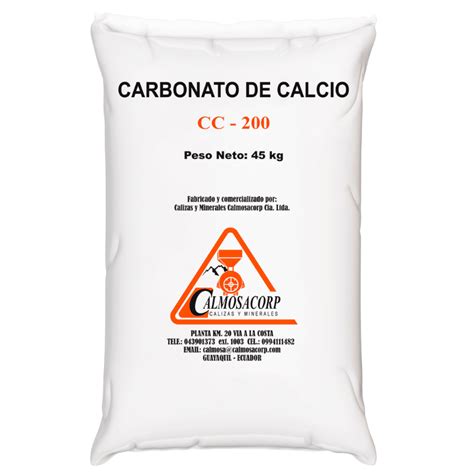 Carbonato De Calcio Industrial Agr Cola Acu Cola Av Cola Pecuario