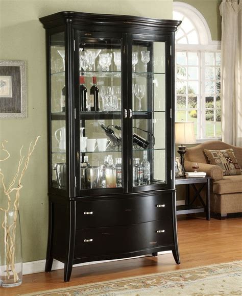 Corner China Cabinet Black Ideas On Foter Glass Curio Cabinets