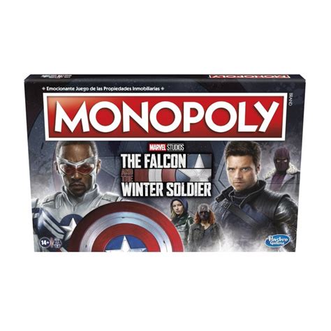 Hasbro Original Monopoly Falcon Et Le Soldat De L Hiver De Marvel