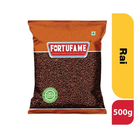 Fortufame 500g Black Mustard Seeds Mini At Rs 180gm In Navi Mumbai