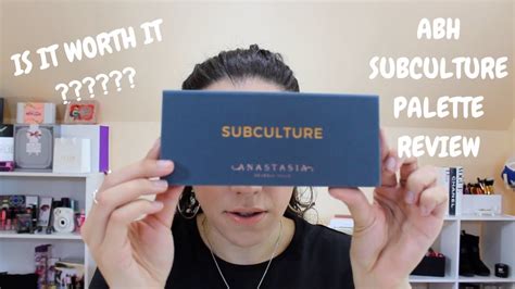 ABH SUBCULTURE Palette Review YouTube