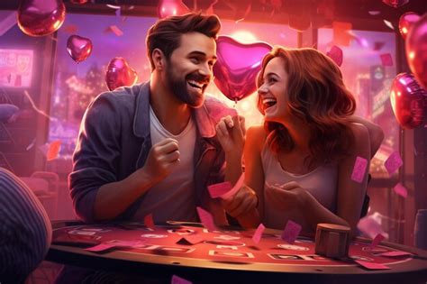 Premium Ai Image Playful Valentines Day Board Game Night Graphics I