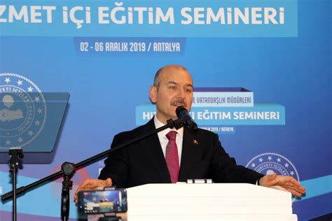 Bakan Soylu Sınır güvenlik sistemleri yaptık Son Dakika