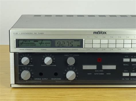 Revox B261 Tuner Silver Good Condition Hobbyist Unit