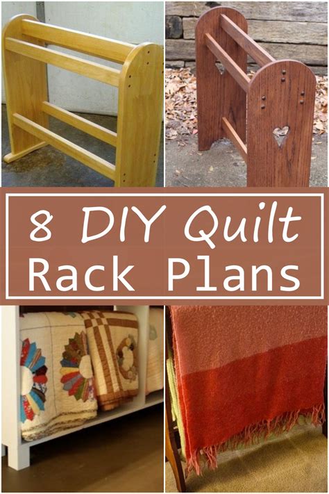 8 Diy Quilt Rack Plans Diy Crafts
