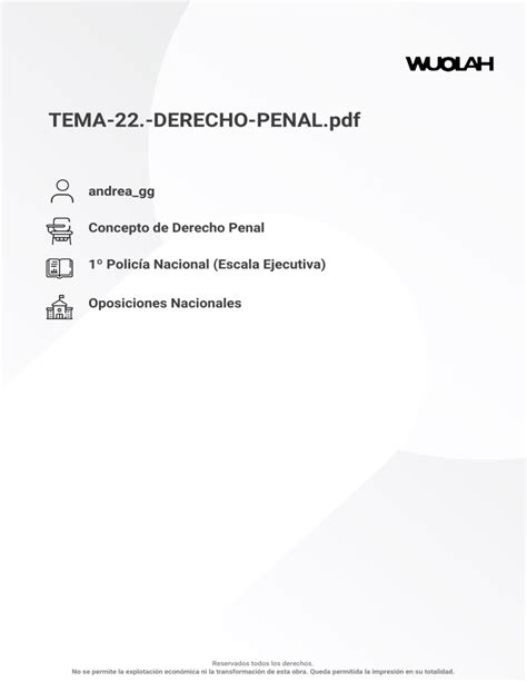 Tema Derecho Penal