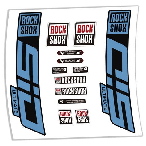 Pegatinas Compatible Con Horquilla Rock Shox Sid Ultimate Mas