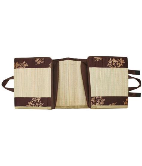 Kala Darshan Crafts Bazaar Foldable Sleeping Eco Friendly Grass Mat Y