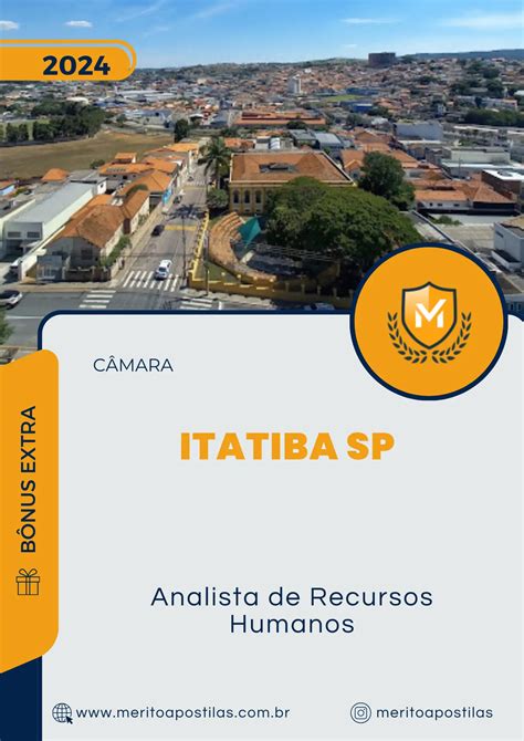 Apostila Analista de Recursos Humanos Câmara Municipal de Itatiba SP