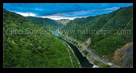 Manawatu River Passing Through Manawatu Gorge And Scenic Reserve At