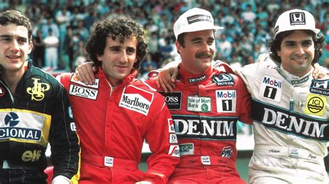 1986 FÓrmula 1 Grandes Momentos Ayrton Senna Nelson Piquet Alain Prost