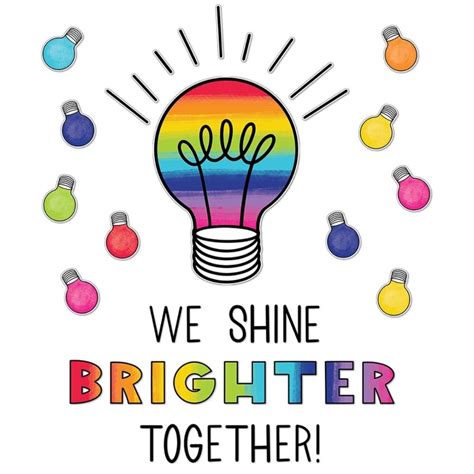 Carson Dellosa Education Cd We Shine Brighter Together Bulletin