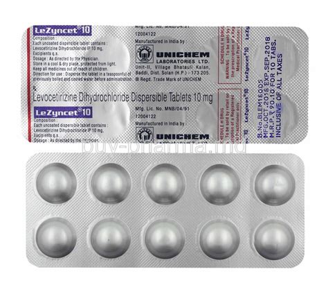 Buy Lezyncet Levocetirizine Online Buy Pharmamd