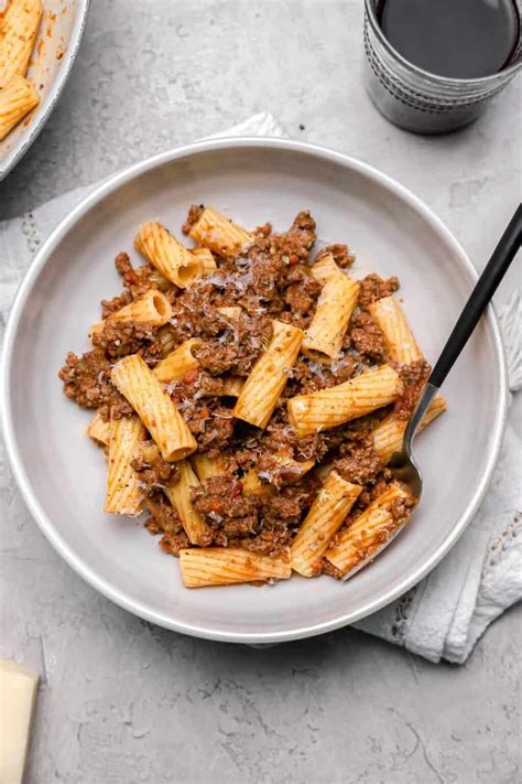 Rigatoni Bolognese Recipe Plus Tips Well Seasoned Studio