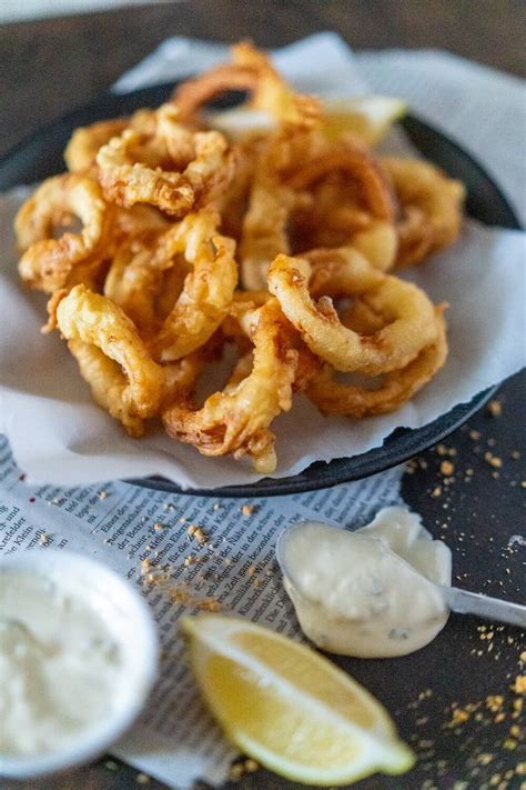 Frittierte Tintenfischringe Calamari Fritti Unser Rezept