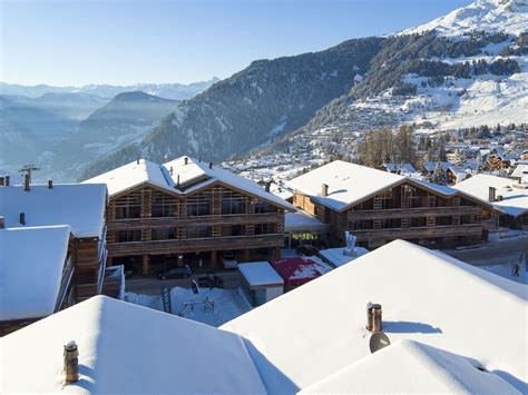 Place Blanche Drone 1 Luxury Ski Chalets Verbier Ski Verbier Exclusive