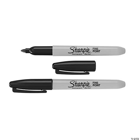 Sharpie Permanent Marker Fine Point Black Per Pack Oriental Trading