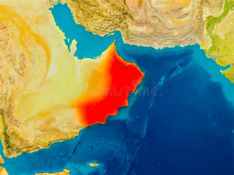 Map Of Oman Stock Illustration Illustration Of Asian 124905889