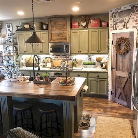 30+ Kitchen Rustic Farmhouse Decor