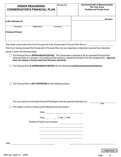 Fill Free Fillable Forms Commonwealth Of Massachusetts