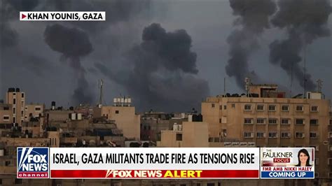 Israel Gaza Militants Trade Fire As Tensions Rise Trey Yingst Reports