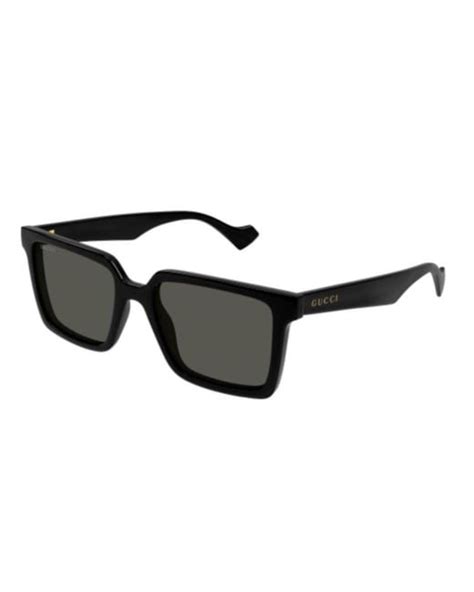 Gucci Rectangular Frame Sunglasses In Black For Men Lyst